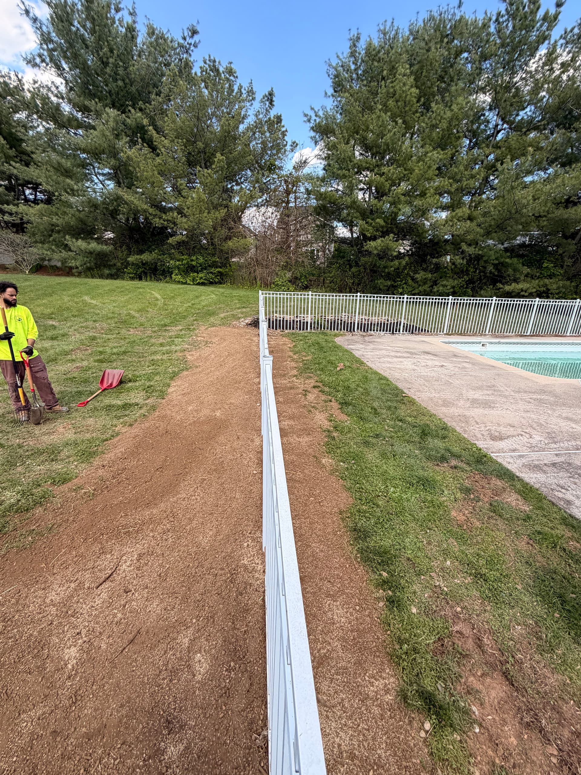 Gallery photos for Landscape Refresh in Allentown - Stone Fix, New Tree, and Cleaner Beds: Image #2