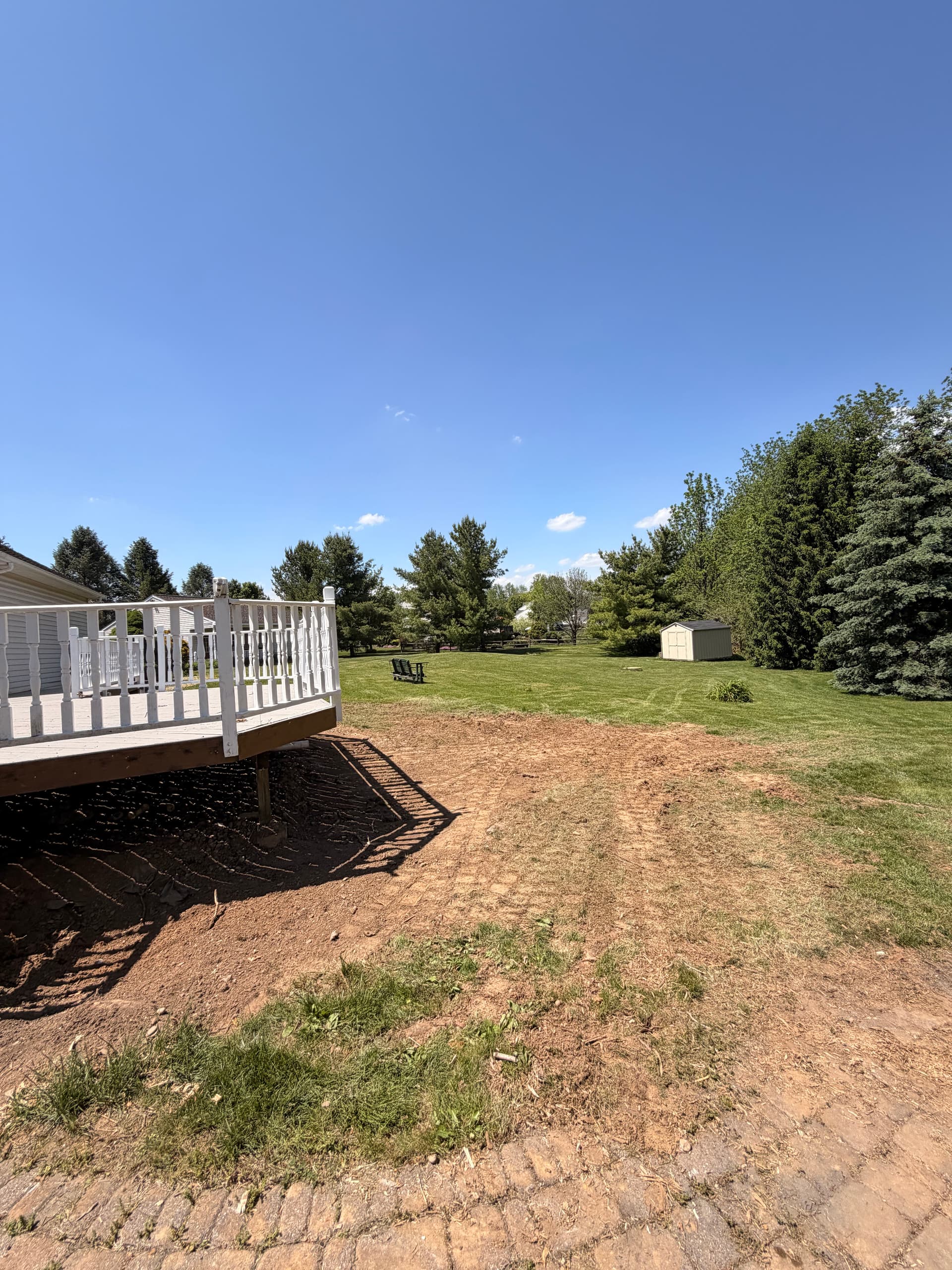 Gallery photos for Shrub Removal, Regrading, and Lawn Restoration in Bethlehem PA: Image #1