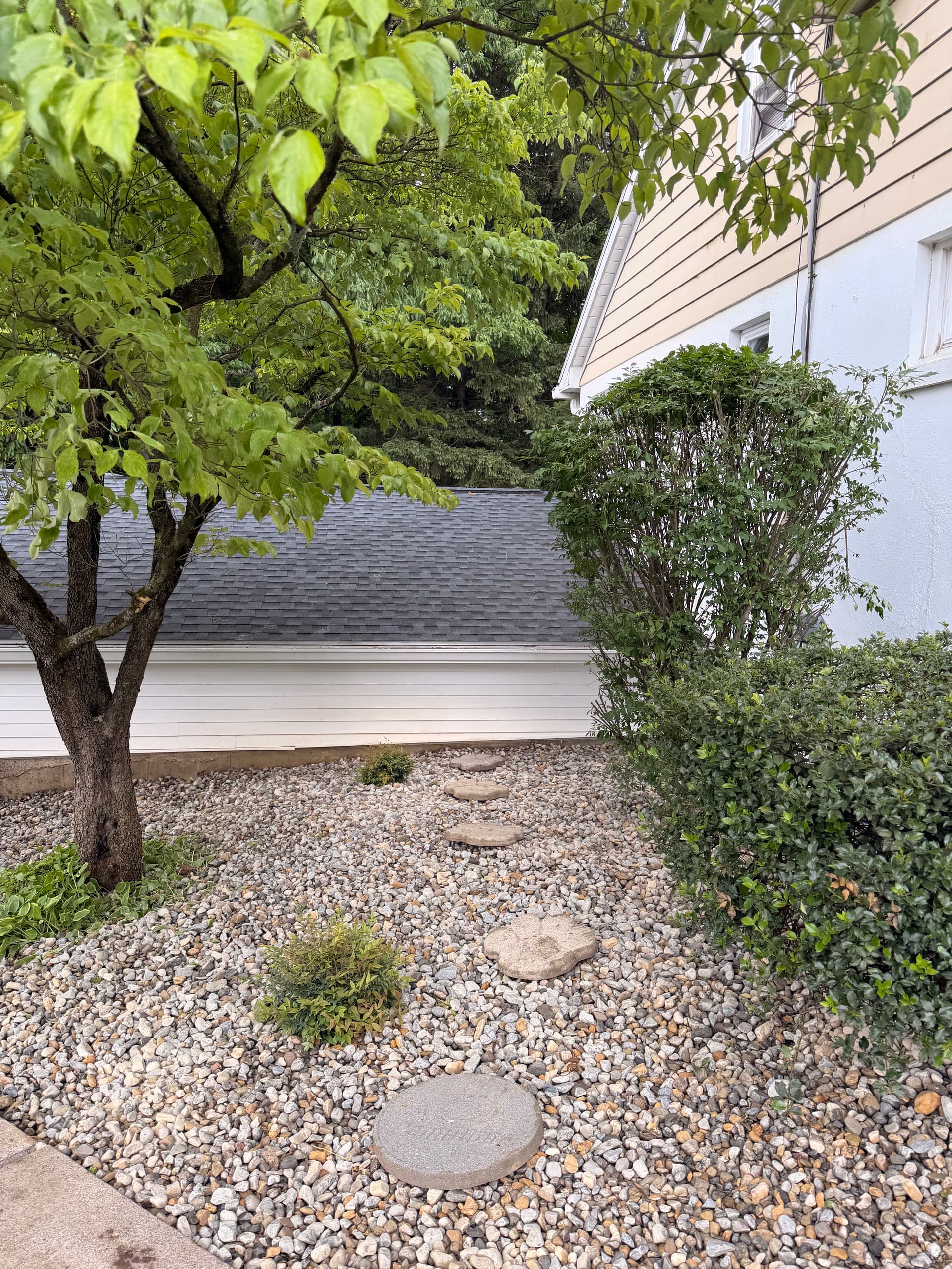 Gallery photos for Overgrown Hillside Beds Cleared and Reset with Low-Maintenance Softscaping: Image #5