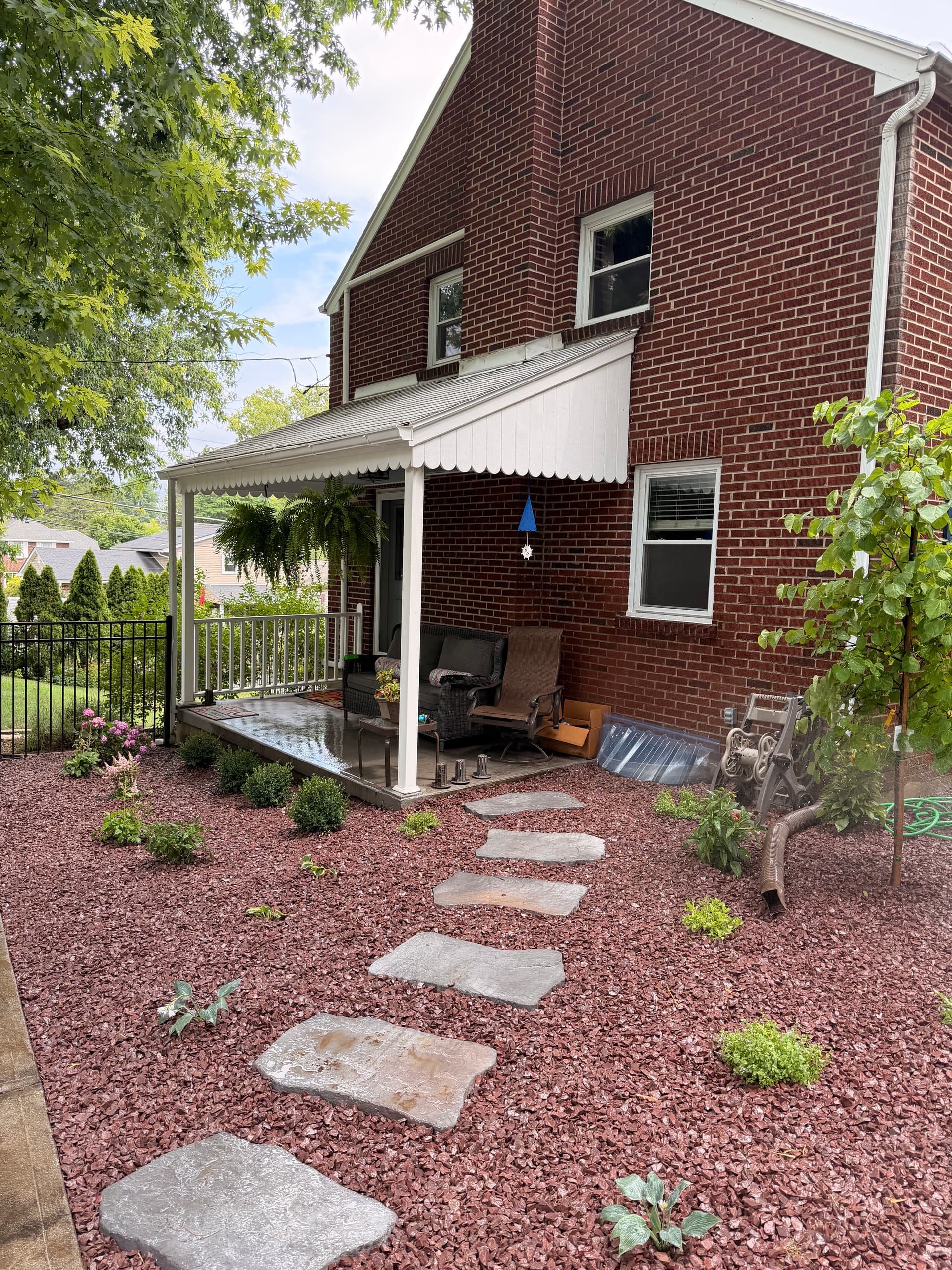 Downtown Bethlehem Front Yard Gets a Full Landscape Overhaul image
