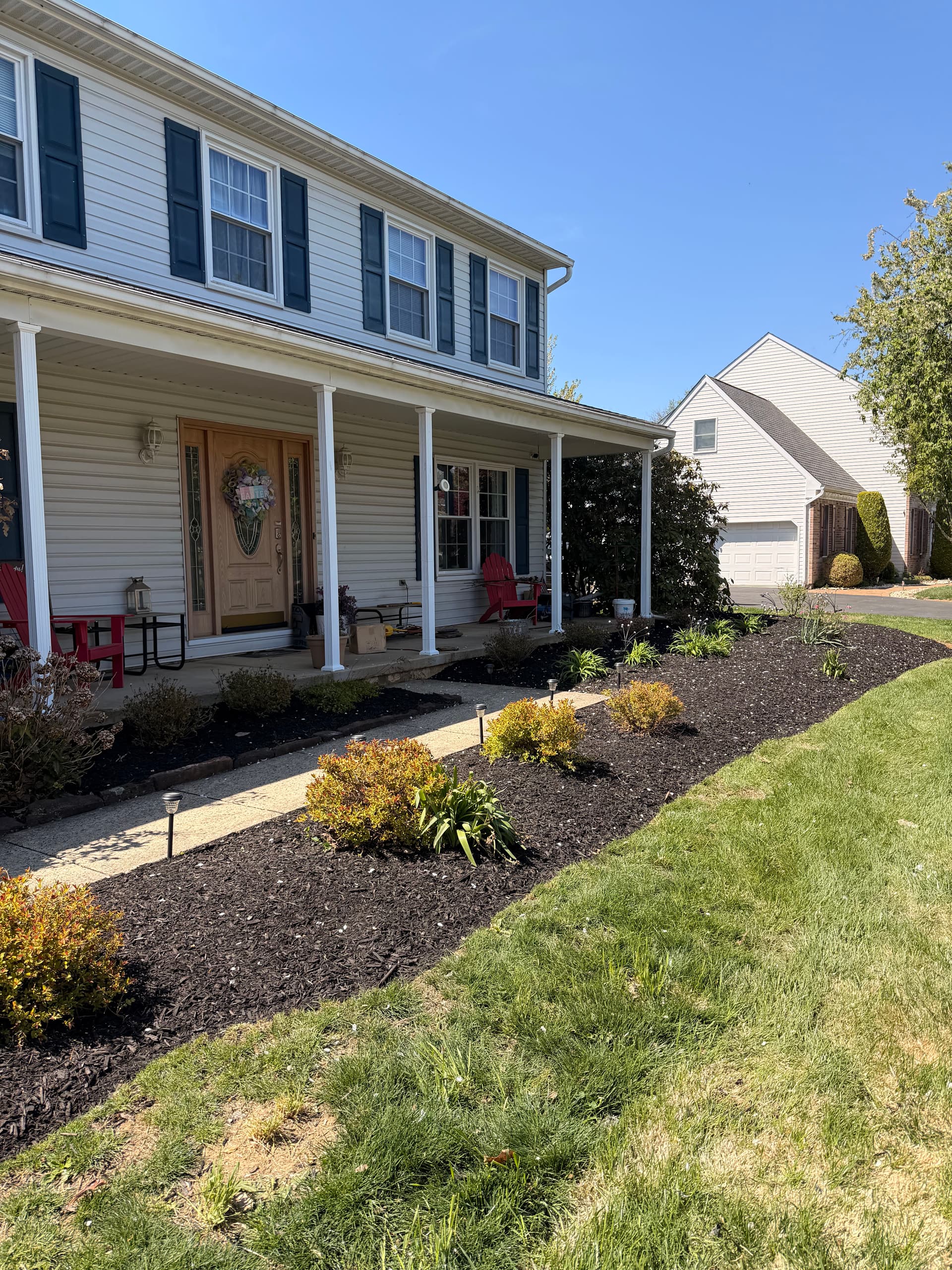 Gallery photos for Front Bed Refresh and Pool Border Landscaping in Bethlehem: Image #2