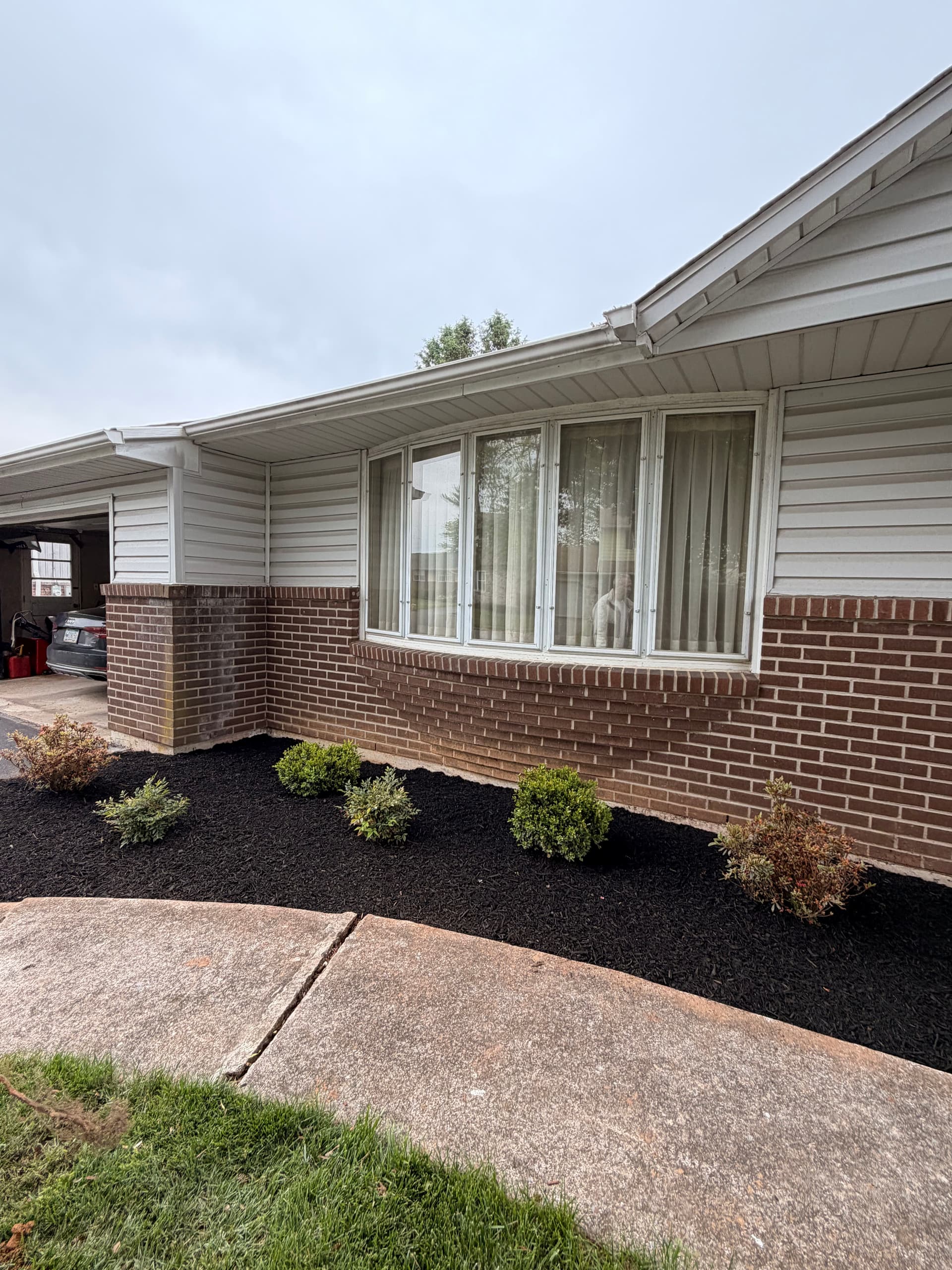 Gallery photos for Front Yard Softscape Renovation in Bethlehem PA: Image #1