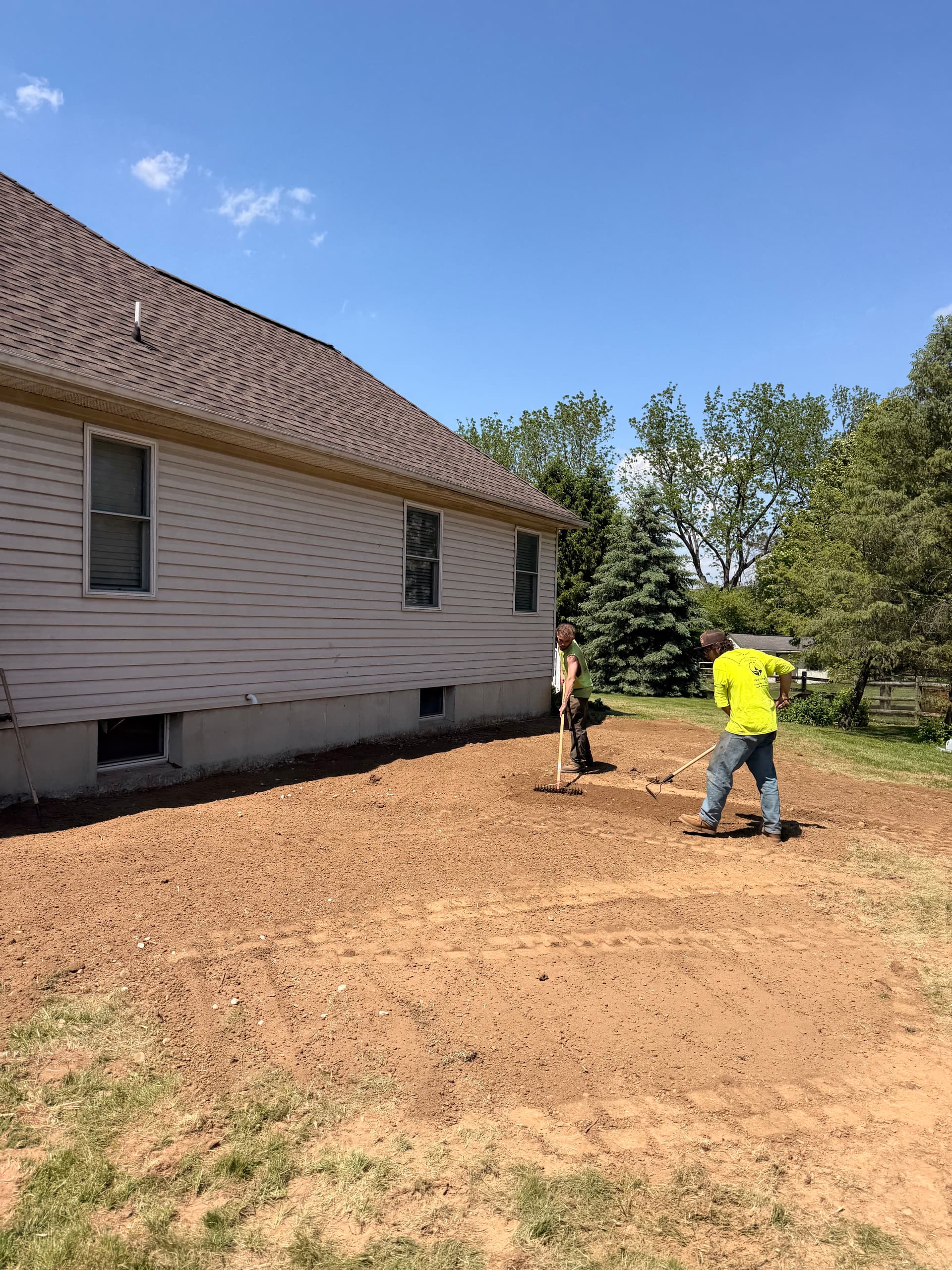 Gallery photos for Shrub Removal, Regrading, and Lawn Restoration in Bethlehem PA: Image #3
