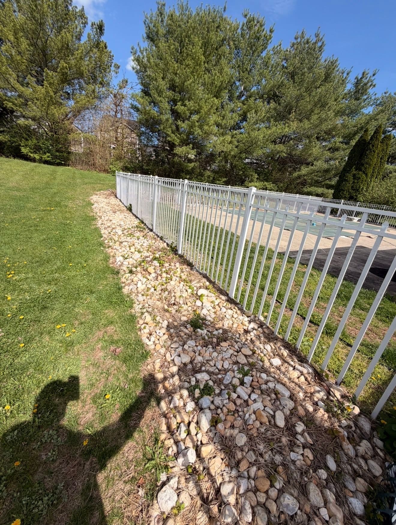 Gallery photos for Landscape Refresh in Allentown - Stone Fix, New Tree, and Cleaner Beds: Image #3